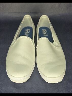 Keds Champion Leather Slip-On Sneakers, White
